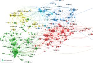 Map of co-citation prepared by the authors with the VOSviewer software.