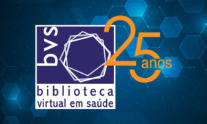 Logo de los 25 años de BVS
