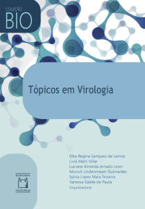 Capa do livro "Tópicos em Virologia" da Coleção Bio.
