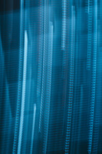 Imagem digital de feixes de luz azuis. Imagem digital de feixes de luz azuis.